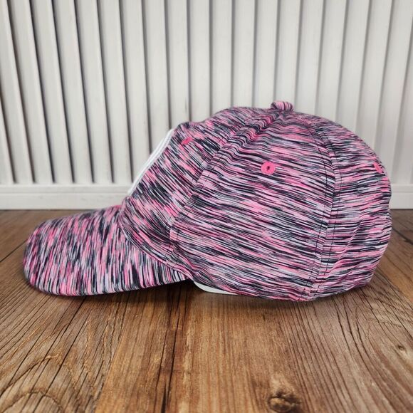 VINTAGE Montana RPG Souvenirs Hat Cap Strap Back Pink Black Womens State Casual - Picture 6 of 10